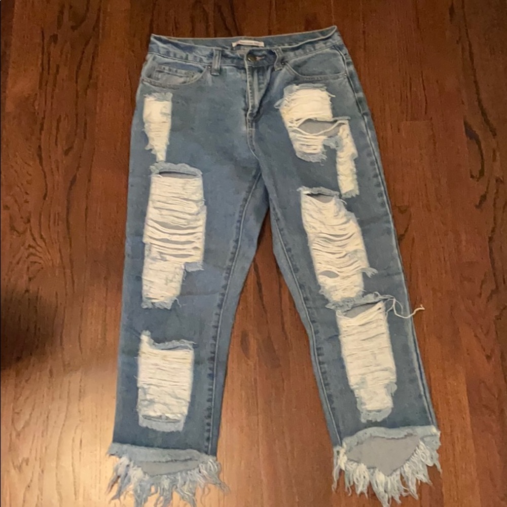 America Bazi destroyed Denim